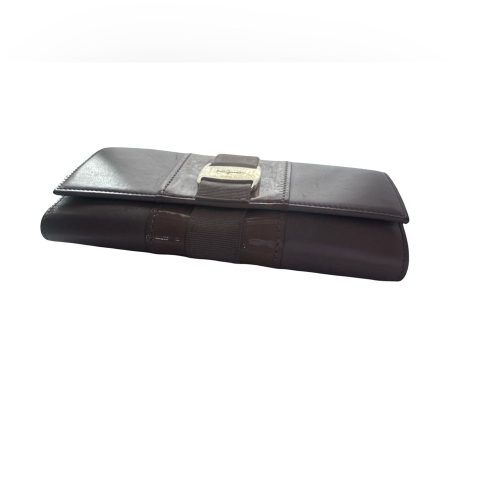 Salvatore Ferragamo Vara Bow long continental Leather wallet Blush Pink - Picture 6 of 15
